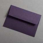 Colorplan Buste DIN B6 lembo di chiusura diritto Melanzana