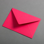 Colorplan Buste DIN B6 lembo di chiusura appuntito gommata Hot Pink