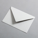 Colorplan Buste DIN B6 lembo di chiusura appuntito gommata Grigio