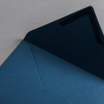 Colorplan Buste DIN B6 lembo di chiusura appuntito gommata Blu cobalto
