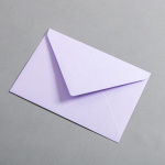 Colorplan Buste DIN B6 lembo di chiusura appuntito gommata Lavanda