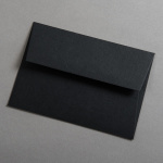 Colorplan Buste DIN B6 lembo di chiusura diritto Nero