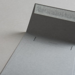 Colorplan Couverts 155x155 mm Steingrau
