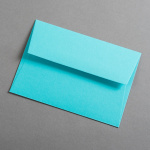 Colorplan Buste DIN B6 lembo di chiusura diritto Turchese