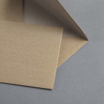 Kraftpapier Couverts DIN B6 nassklebend 25 Stück