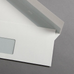 Zeta vergata buste DL con finestra Crema