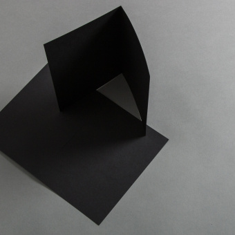 Karten Schwarz 120 x 170 mm hochdoppelt 