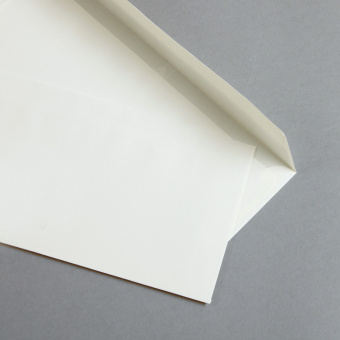 Enveloppes en lin crème DL sans fenêtre