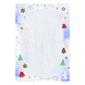 Weihnachtlicher Wunschzettel - 100 Blatt 