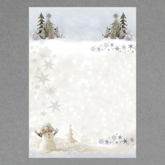 Fröhlicher Schneemann - 100 Blatt 