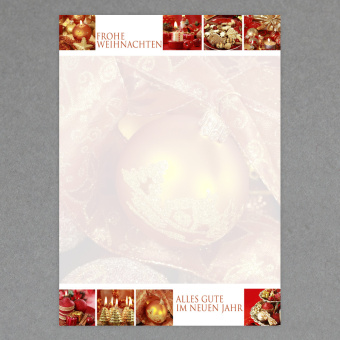 Weihnachtsgrüsse DIN A4 - 100 Blatt 
