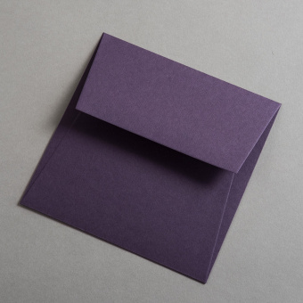 Colorplan Buste DIN 155x155 mm Melanzana