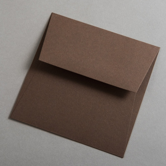 Colorplan Buste DIN 155x155 mm Moca marrone