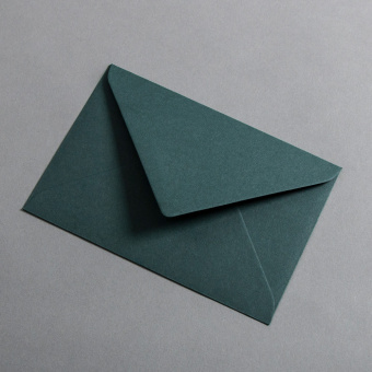 Colorplan Buste DIN B6 lembo di chiusura appuntito gommata Verde scuro