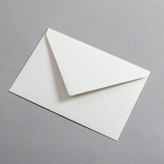 Colorplan Buste DIN B6 lembo di chiusura appuntito gommata Grigio ghiaia