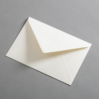 Colorplan Buste DIN B6 lembo di chiusura appuntito gommata Naturale