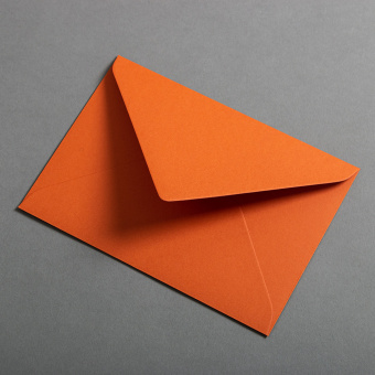 Colorplan Buste DIN B6 lembo di chiusura appuntito gommata Ruggine