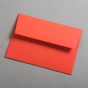 Colorplan Enveloppes DIN C6 Rouge lumineux