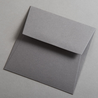 Colorplan Buste DIN 155x155 mm Grigio scuro
