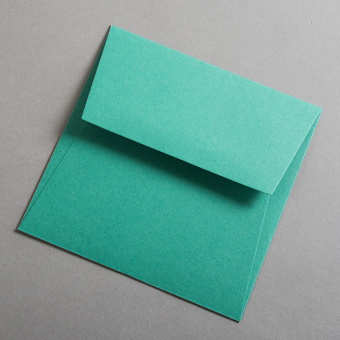 Colorplan Buste DIN 155x155 mm Verde smeraldo