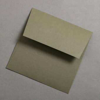 Colorplan Extracted Couverts 155 x 155 mm Khaki Grün