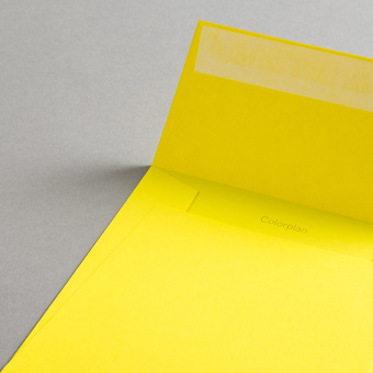 Colorplan Buste DIN 155x155 mm Giallo sole