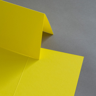 Colorplan Karten Sonnengelb DIN B6 hochdoppelt 169 x 120 mm 