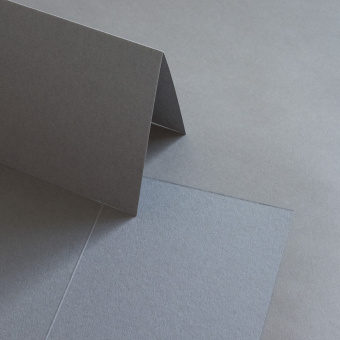 Colorplan Biglietti Grigio Pietra 169 x 120 mm doppi alti 