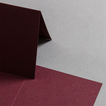 Colorplan Karten Weinrot DIN B6 hochdoppelt 169 x 120 mm 