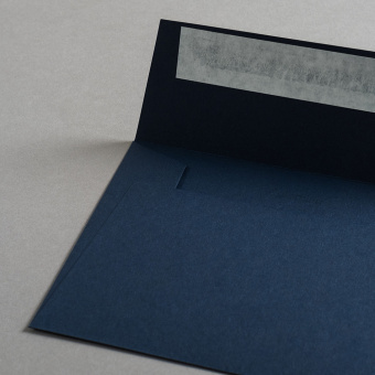 Colorplan Buste DIN C6 Blu scuro