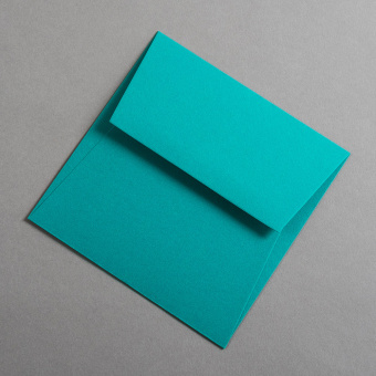 Colorplan Buste DIN 155x155 mm Verde turchese