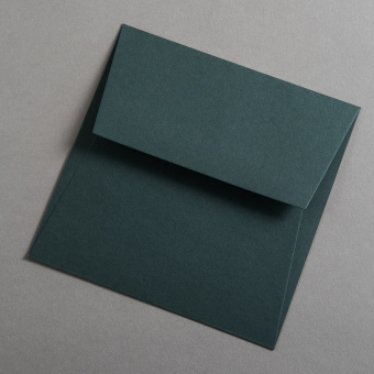Colorplan Buste DIN 155x155 mm Verde scuro