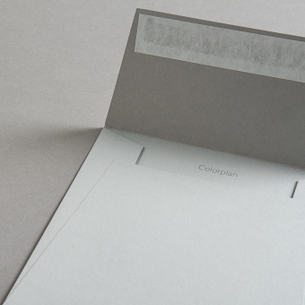 Colorplan Buste DIN 155x155 mm Grigio