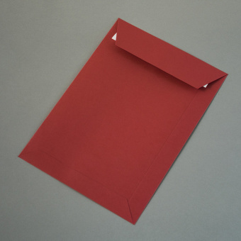 Colorplan Buste DIN C4 Rosso scuro