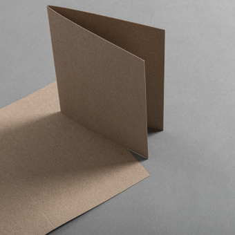 Carta kraft biglietti alta doppia 118 x 168 mm 