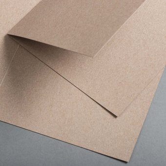 Kraftpapier Klappkarten quadratisch 148 x 148 mm 
