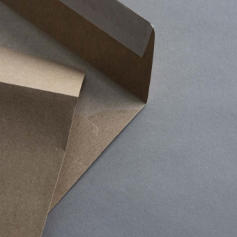 Kraftpapier Couverts quadratisch 160 x 160 mm haftklebend 