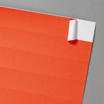 Étiquettes colorées rouges   100 feuilles 