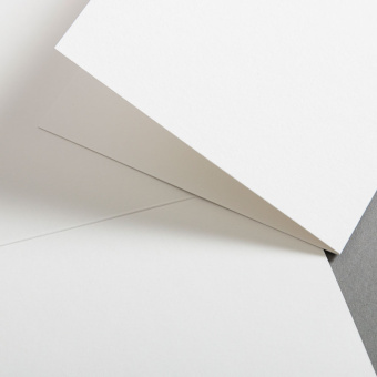Cartoline ad Mixed Media Bianco Naturale doppi alti 118 x 168 mm 