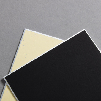 Schede Shikishi nere 136 x 121 mm 