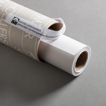Skizzenrolle Transparent 90 g  Glama Basic 110 cm breit 