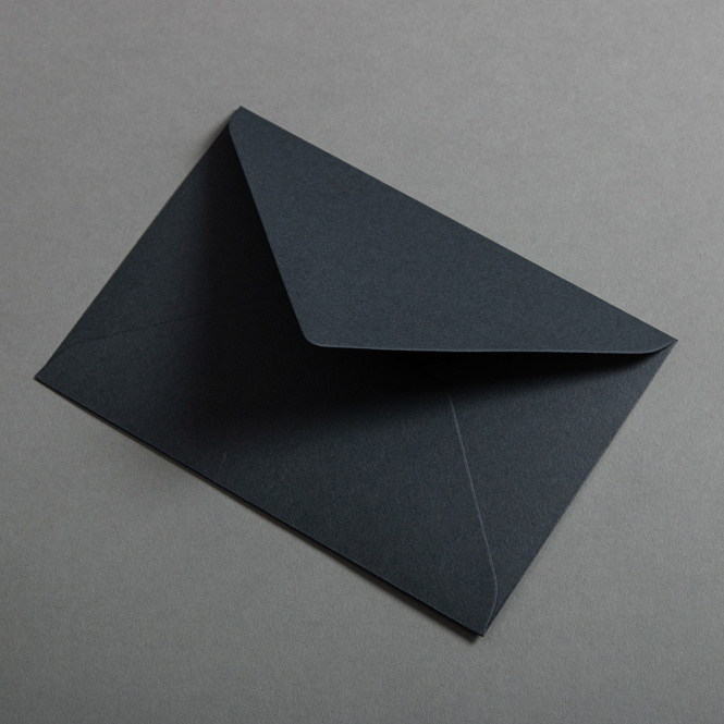 Colorplan Buste DIN B6 lembo di chiusura appuntito Slate