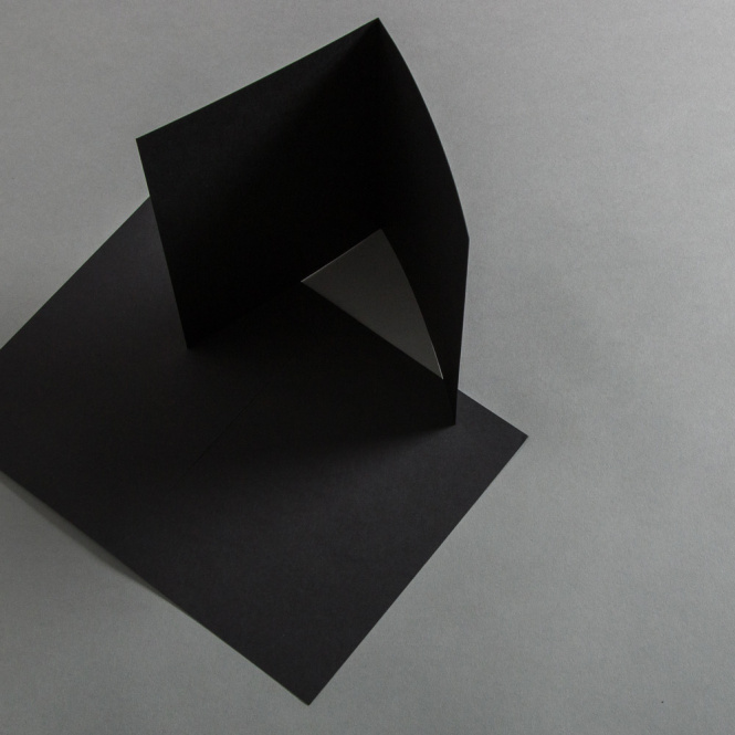 Karten Schwarz 120 x 170 mm hochdoppelt 