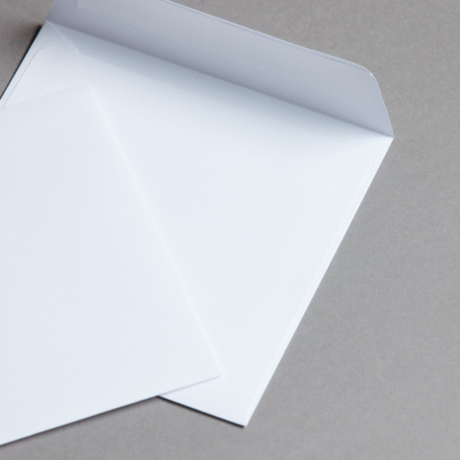Couverts Weiss Quadratisch 155 x 155 mm | haftklebend