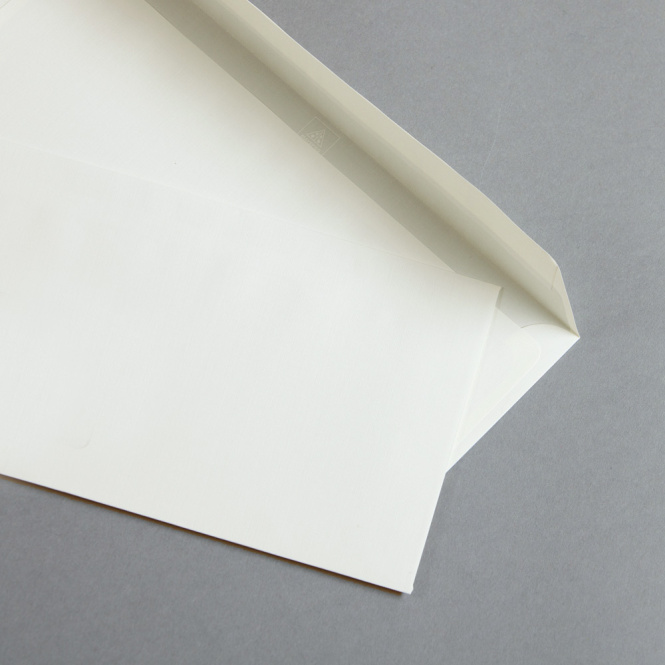 Enveloppes en lin crème DL sans fenêtre