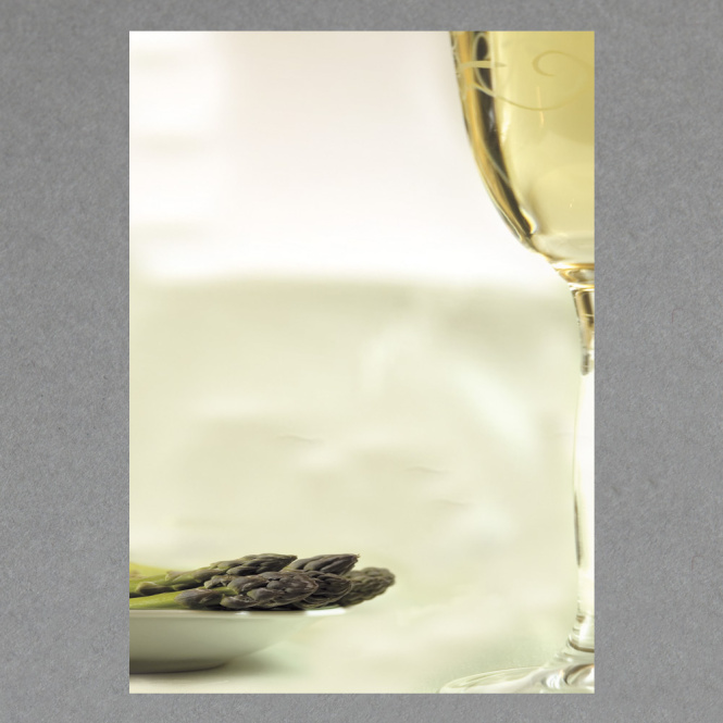 Spargel und Wein DIN A4 - 100 Blatt 