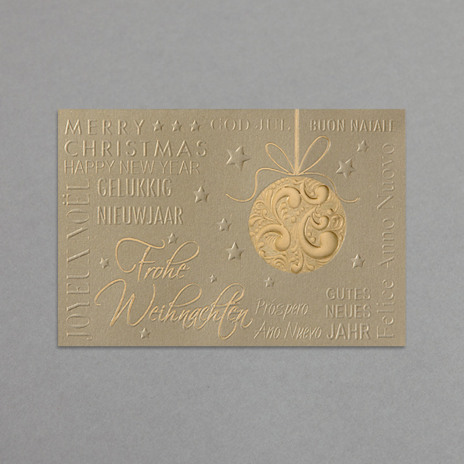 Antike Goldkarte - 25 Stück 