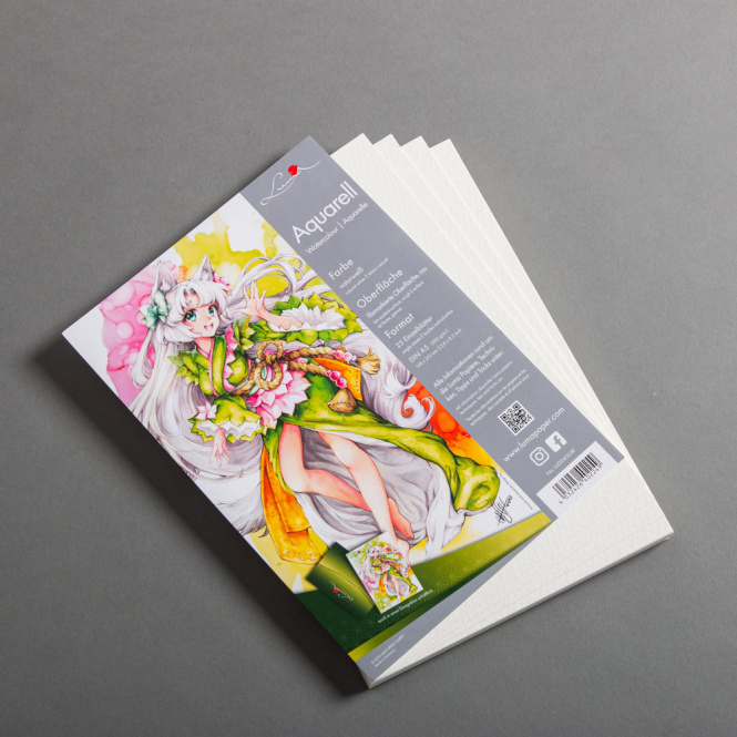 Carta per acquerello Luma Bundle DIN A5 