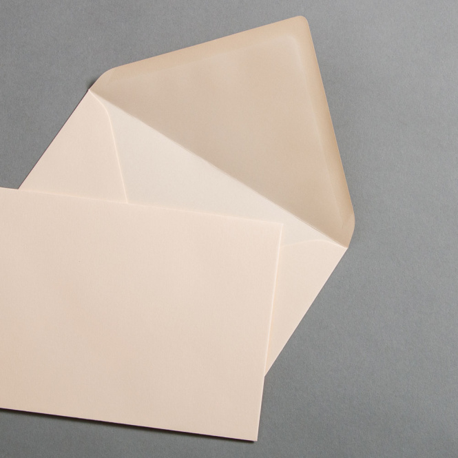 Enveloppes de couleur DIN B6 Vanilla 