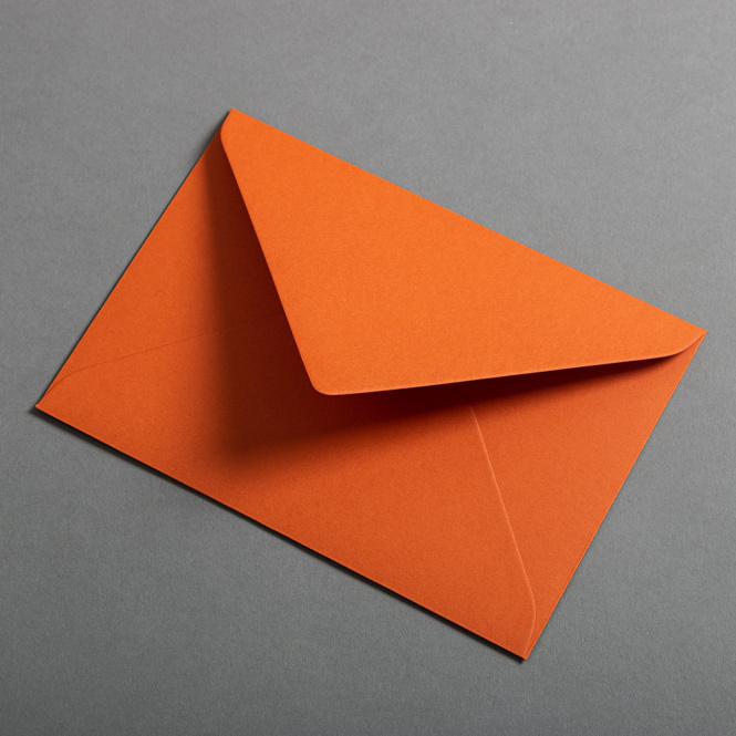 Colorplan Buste DIN B6 lembo di chiusura appuntito gommata Ruggine